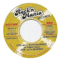 Dion (3) Dion And The Belmonts Medley / The Majestic Vinyl 7" USED