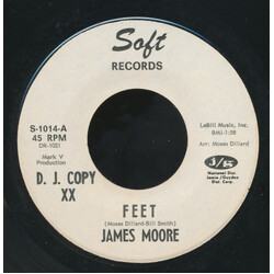 James Moore (19) Feet Vinyl 7" USED