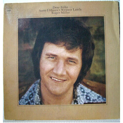 Roger Miller Dear Folks, Sorry I Haven't Written Lately Vinyl LP USED