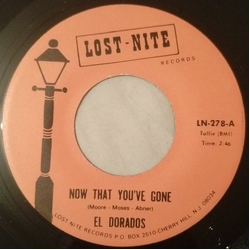 The El Dorados Now That You've Gone / Rock N Roll's For Me Vinyl 7" USED