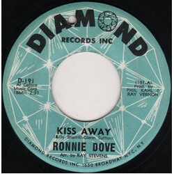 Ronnie Dove Kiss Away Vinyl 7" USED