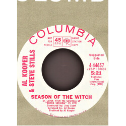 Al Kooper / Stephen Stills / Mike Bloomfield Season Of The Witch / Albert's Shuffle Vinyl 7" USED