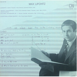 Max Lifchitz Consorte/Winter Counterpoint/Rhythmic Soundscape No. 1/Exceptional String Quartet Vinyl LP USED