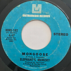 Elephants Memory Mongoose Vinyl 7" USED