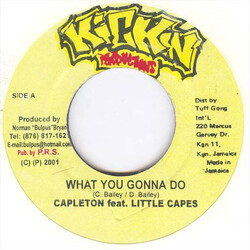 Capleton / Little Capes What You Gonna Do Vinyl 7" USED