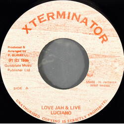 Luciano (2) Love Jah & Live Vinyl 7" USED