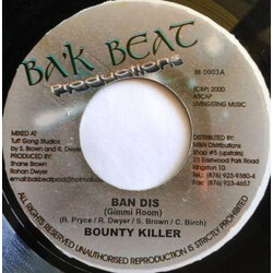 Bounty Killer / PG 13 (3) Ban Dis / Sometime Vinyl 7" USED