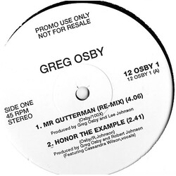 Greg Osby Mr Gutterman (Re-Mix) Vinyl 12" USED