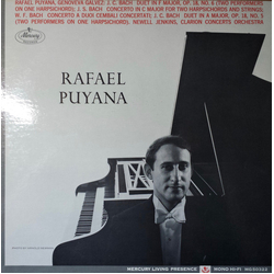 Rafael Puyana Music For Two Harpsichords Vinyl LP USED