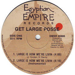 Get Large Posse Large Is How We're Livin Vinyl 12" USED