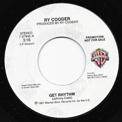 Ry Cooder Get Rhythm Vinyl 7" USED