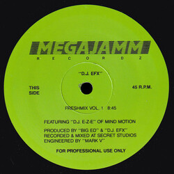 DJ EFX Freshmix Vol. 1 Vinyl 12" USED