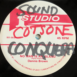 Dennis Brown / The Silvertones No Man Is An Island / Cheating And Lying Vinyl 12" USED