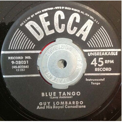 Guy Lombardo And His Royal Canadians Blue Tango / At Last, At Last Vinyl 7" USED
