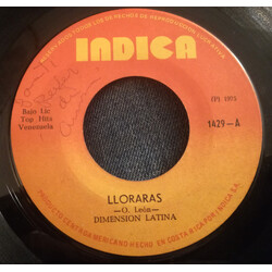 Dimension Latina Llorarás / Mi Adorada Vinyl 7" USED