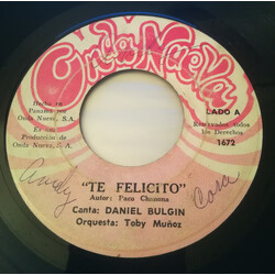 Daniel Bulgin Te Felicito Vinyl 7" USED
