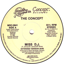 The Concept Miss D.J. Vinyl 12" USED