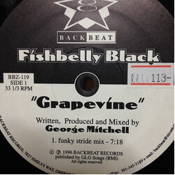 Fishbelly Black Funk Cafe / Grapevine Vinyl 12" USED