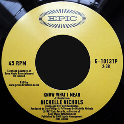 Nichelle Nichols Know What I Mean / Why Don't You Do Right? Vinyl 7" USED
