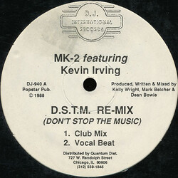 MK II / Kevin Irving D.S.T.M. Re-Mix (Don't Stop The Music) Vinyl 12" USED