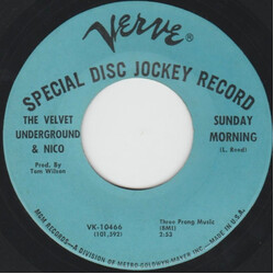 The Velvet Underground / Nico (3) Sunday Morning / Femme Fatale Vinyl 7" USED