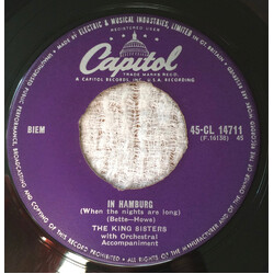 The King Sisters In Hamburg / While The Lights Are Low Vinyl 7" USED