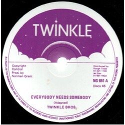 Twinkle Brothers Everybody Needs Somebody Vinyl 12" USED