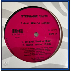 Stephanie Smith (10) I Just Wanna Dance Vinyl 12" USED