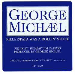 George Michael Killer / Papa Was A Rollin' Stone (Bonzai Mixes) Vinyl 12" USED