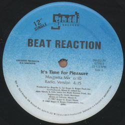 Beat Reaction It's Time For Pleasure Vinyl 12" USED