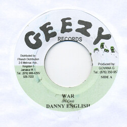 Danny English War Vinyl 7" USED