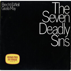 Bertolt Brecht / Kurt Weill / Gisela May The Seven Deadly Sins Vinyl LP USED