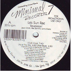 Les Sun Rae Revelation Vinyl 12" USED