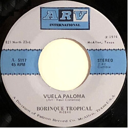 El Borinque Tropical Promesas De Cumbiera / Vuela Paloma Vinyl 7" USED
