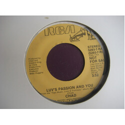 Chad Luv's Passion And You Vinyl 7" USED