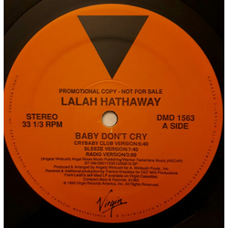 Lalah Hathaway Baby Don't Cry Vinyl 12" USED
