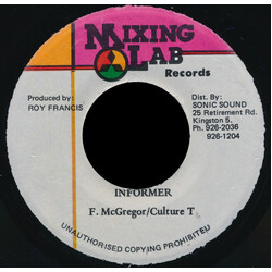 Freddie McGregor / Culture T Informer Vinyl 7" USED