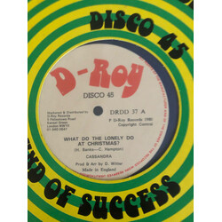 Cassandra (10) What Do The Lonely Do At Christmas? Vinyl 12" USED