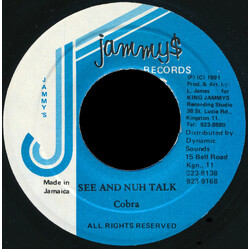 Mad Cobra See And Nuh Talk Vinyl 7" USED