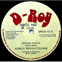 Africa Revolutionar Reggae Waltz Vinyl 12" USED