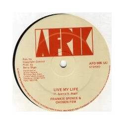 Franklin Spence / The Chosen Few Live My Life Vinyl 12" USED