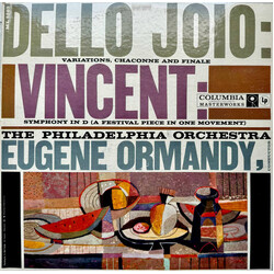 Norman Dello Joio / John Vincent (8) / The Philadelphia Orchestra / Eugene Ormandy Variations, Chaconne And Finale / Symphony In D Vinyl LP USED