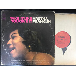 Aretha Franklin Take It Like You Give It Vinyl LP USED