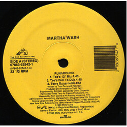 Martha Wash Runaround USED VINYL 12INCH 33 S RPM