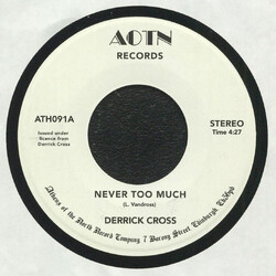 Derrick Cross Never Too Much Vinyl 7" USED