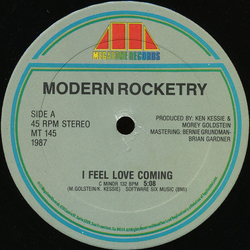 Modern Rocketry I Feel Love Coming Vinyl 12" USED