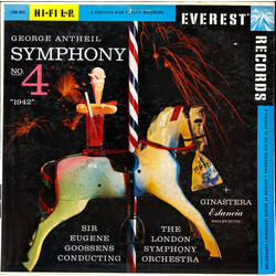 George Antheil / Alberto Ginastera / Sir Eugene Goossens / London Symphony Orchestra Symphony No. 4 "1942" / Estancia (Ballet Suite) Vinyl LP USED