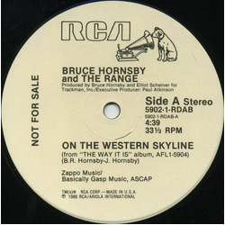 Bruce Hornsby And The Range On The Western Skyline Vinyl 12" USED