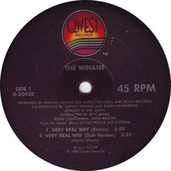The Winans Very Real Way / Let My People Go Vinyl 12" USED