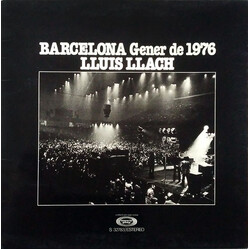 Lluis Llach Barcelona Gener De 1976 Vinyl LP USED